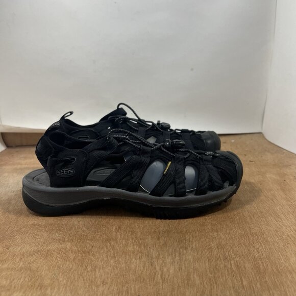 Keen Whisper Women Size 9 Black Sport Strappy Hiking Sandals - Picture 1 of 8